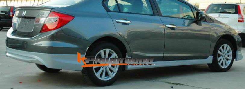 Kplayground Side Skirts for 2012+ Civic Sedan